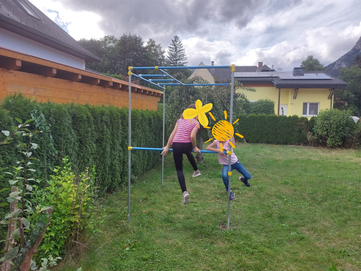 calisthenics, home gym, bodyweight training, functional training, crosstraining, ninja park, parkour, fitnessgerät, fitnessstudio zuhause, Dip Barren, Reckstange, Human Flagstange, Monkey Bar
