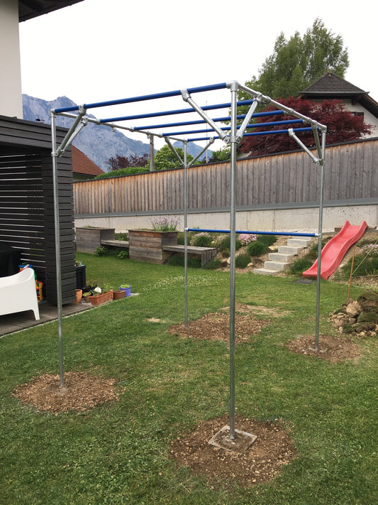 calisthenics, home gym, bodyweight training, functional training, crosstraining, ninja park, parkour, fitnessgerät, fitnessstudio zuhause, Dip Barren, Reckstange, Human Flagstange, Monkey Bar