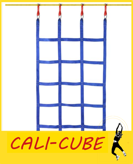 CC-ZK-A6366N Cali-Cube Ninja-Spaß für Kinder Kletternetz Outdoor Abenteuer