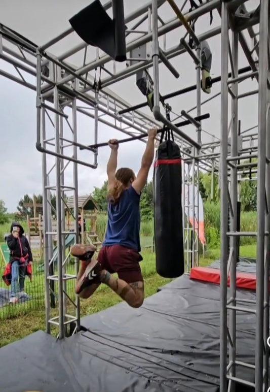 CC-OB-001 CALI-CUBE Obstacle "Jürgen" Ninja-Hindernis Himmelsleiter Klimmzugstange