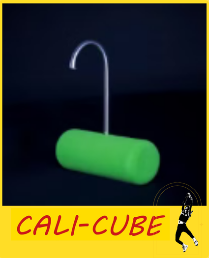 CC-ZK-106 Cali-Cube Ninja Sport Zubehör Gurke quer mit Haken Klettergriff Hangeltraining Griffkraft Trainer Grip Strength