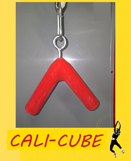 CC-ZK-114 Cali-Cube Ninja Sport Zubehör Boomerang Klettergriff Hangeltraining Griffkraft Trainer double Grip Strength
