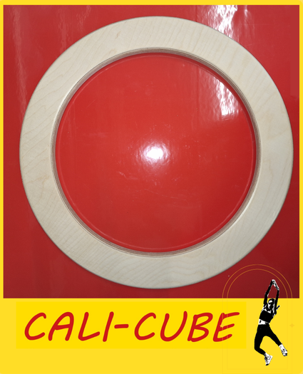 CC-ZK-205 Cali-Cube Ninja Sport Zubehör Holz Ring medium Klettergriff Hangeltraining Griffkraft Trainer Grip Strength