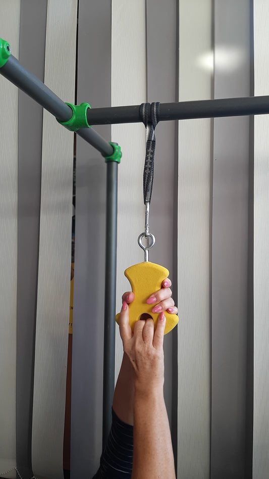 CC-ZK-109 Cali-Cube Ninja Sport Zubehör Axel floating pegboard and hold Klettergriff Hangeltraining Griffkraft Trainer peg Grip Strength