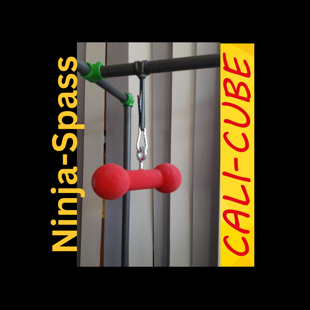 CC-ZK-118 Cali-Cube Ninja Sport Zubehör Hantel Klettergriff Hangeltraining Griffkraft Trainer Ball Grip Strength
