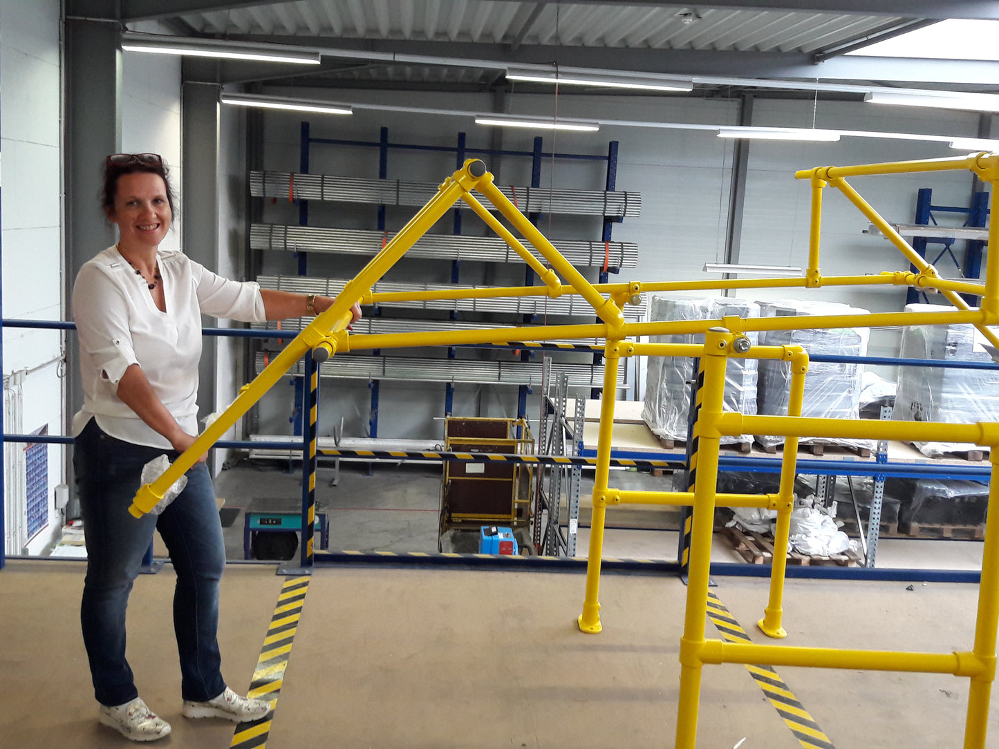 SGPGTYDAL Kee Gate Palettenschleuse Typ D Modell für breite Paletten (aus Aluminium)