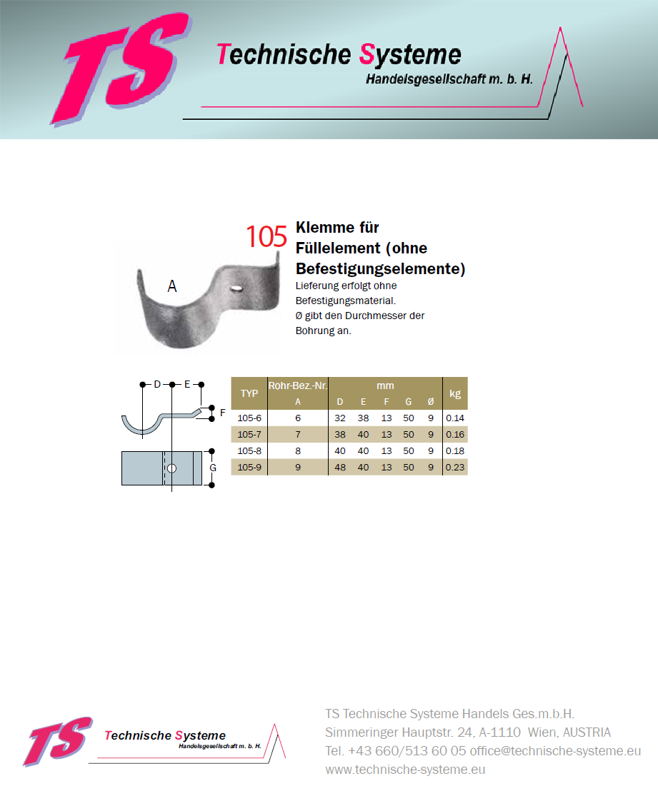 KK105-8 Kee Klamp Rohrverbinder Typ 105 Größe 8 Klemme verzinkt ID 48.3 mm