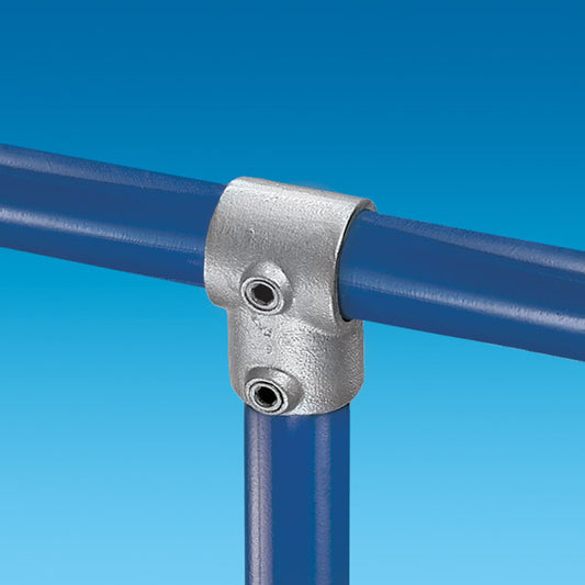 KK10-3 Kee Klamp Rohrverbinder Typ 10 Größe 3 T-Verbinder verzinkt ID 17.5 mm