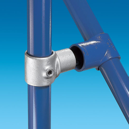 KK114-7 Kee Klamp Rohrverbinder Typ 114 Größe 7 Verbinder indiv.Winkel verzinkt ID 42.4 mm