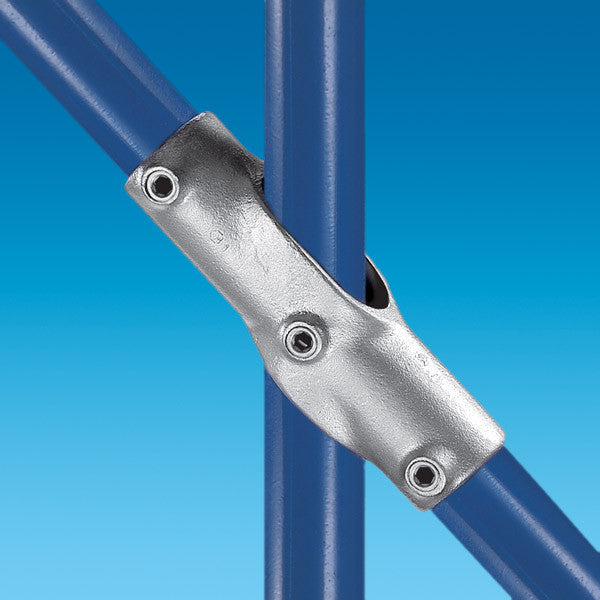 KK30-8 Kee Klamp Rohrverbinder Typ 30 Größe 8 Verbinder 30°-45° verzinkt ID 48.3mm