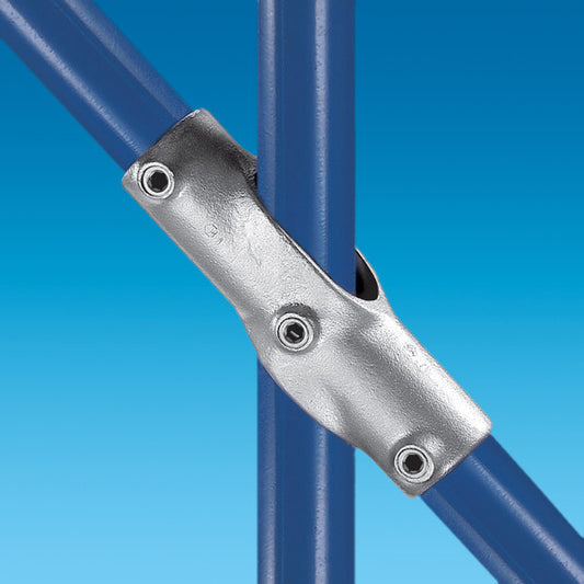 KK30-7 Kee Klamp Rohrverbinder Typ 30 Größe 7 Verbinder 30°-45° verzinkt ID 42.4mm