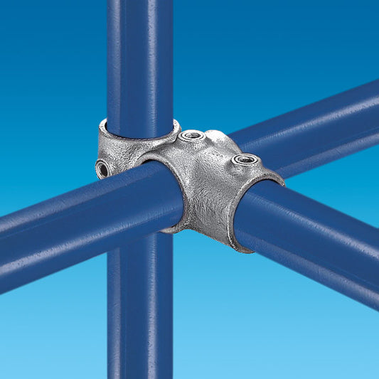 KK46-4 Kee Klamp Rohrverbinder Typ 46 Größe 4 KreuzVerbinder verzinkt ID 21.3mm