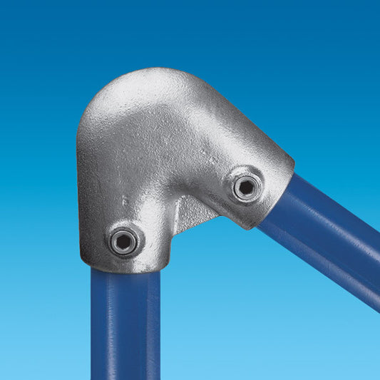 KK56-8 Kee Klamp Rohrverbinder Typ 56 Größe 8 Bogen 40°-70° verzinkt ID 48.3mm