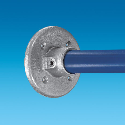 KK60-8 Kee Klamp Rohrverbinder Typ 60 Größe 8 Wandflansch verzinkt ID 48.3mm