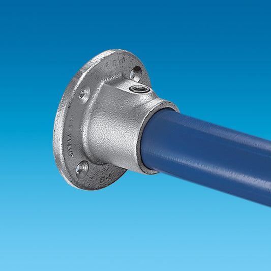 KK61-6 Kee Klamp Rohrverbinder Typ 61 Größe 6 Wand/Bodenflansch verzinkt ID 33.7mm