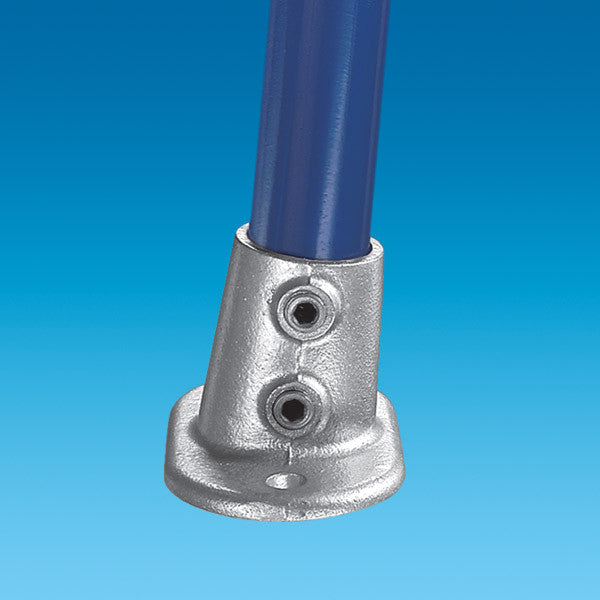 KK67-8 Kee Klamp Rohrverbinder Typ 67 Größe 8 Bodenflansch 3°-11° verz.ID 48.3mm