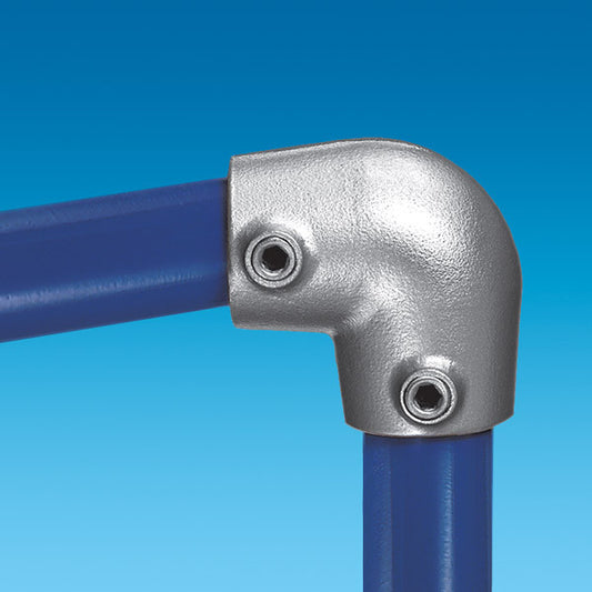 KK87-8 Kee Klamp Rohrverbinder Typ 87 Größe 8 Bogen 79°-101° verzinkt ID 48.3mm