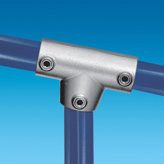 KK88-7 Kee Klamp Rohrverbinder Typ 88 Größe 7 T-Verbinder bis 11° verzinkt ID 42.4mm
