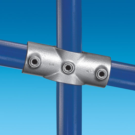 KK89-7 Kee Klamp Rohrverbinder Typ 89 Größe 7 KreuzVerbinder bis 11° verz. ID 42.4mm