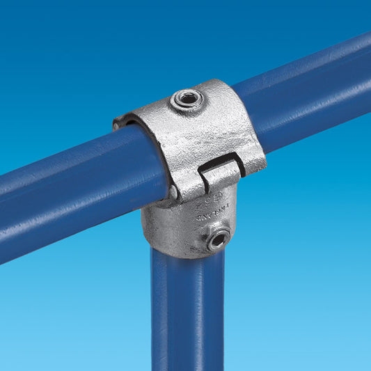 KKA10-8 Kee Klamp Rohrverbinder Typ A10 Größe 8 T-Verbinder verzinkt. offen ID 48.3 mm