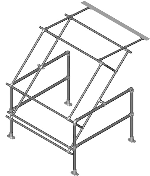 SGPGTYAGV/SGPGTYAPC Kee Gate Palettenschleuse Typ A Standardausführung (verzinkt oder gelb pulverbeschichtet)