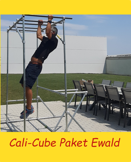 CALI-CUBE EWALD Sportgerät / Klettergerüst / Fitnessgerät / Calisthenic-Station Paket "Ewald"