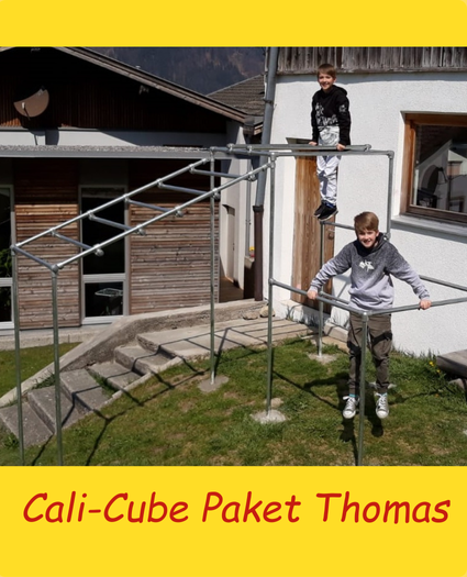 CALI-CUBE THOMAS Sportgerät / Klettergerüst / Fitnessgerät Paket "Thomas und Sohn"