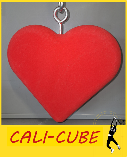 CC-ZK-123 Cali-Cube Ninja Sport Zubehör Herz Hangeltraining Klettergriff Griffkraft Grip Strength