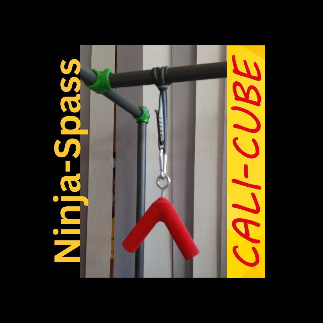 CC-ZK-901 Cali-Cube Ninja Sport Zubehör Set: Banane+Karotte+Miniswitch+Boomerang Hangeltraining Griffkraft Trainer Grip Strength