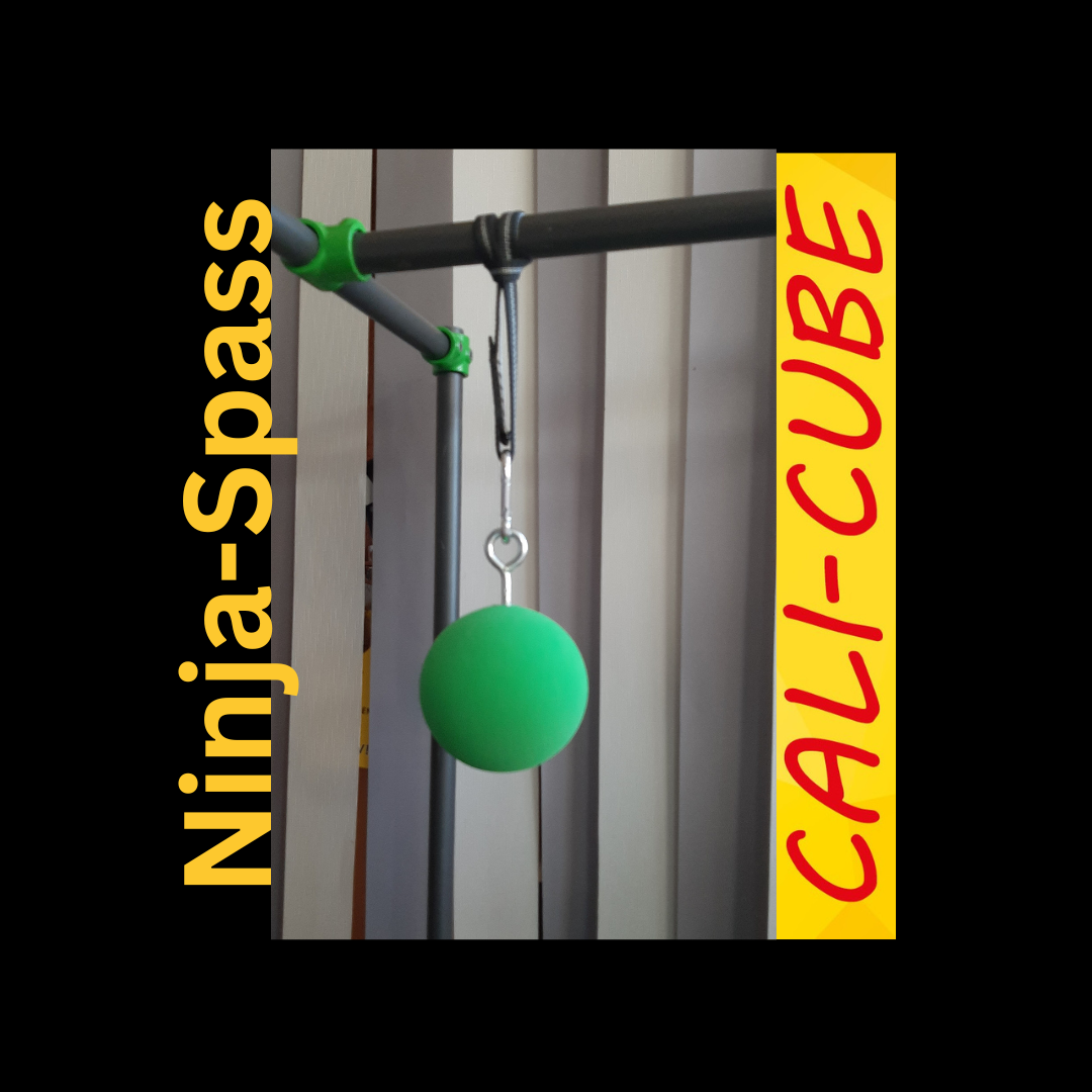 CC-ZK-117 Cali-Cube Ninja Sport Zubehör Melone Kugel 14cm Klettergriff Hangeltraining Griffkraft Trainer Ball Grip Strength