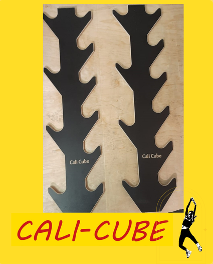CC-ZK-C202 Cali-Cube Ninja Sport Zubehör Himmelsleiter / Salmonladder Doppel OUTDOOR Klettergriff Hangeltraining Griffkraft Trainer  Grip Strength