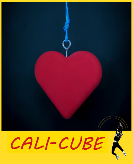 CC-ZK-123  Cali-Cube Ninja Sport Zubehör Herz Hangeltraining Klettergriff Griffkraft Grip Strength