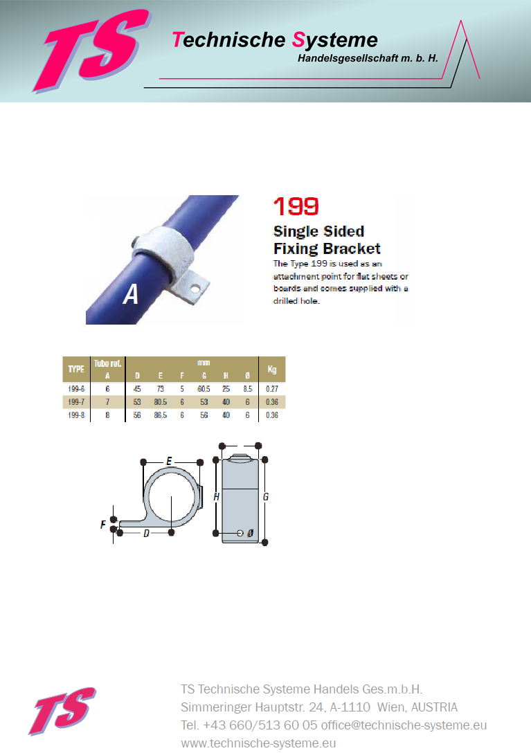 KK199-7 Kee Klamp Rohrverbinder Typ 199 Größe 7        Verbinder f.Füllelemente verz.ID 42.4 mm