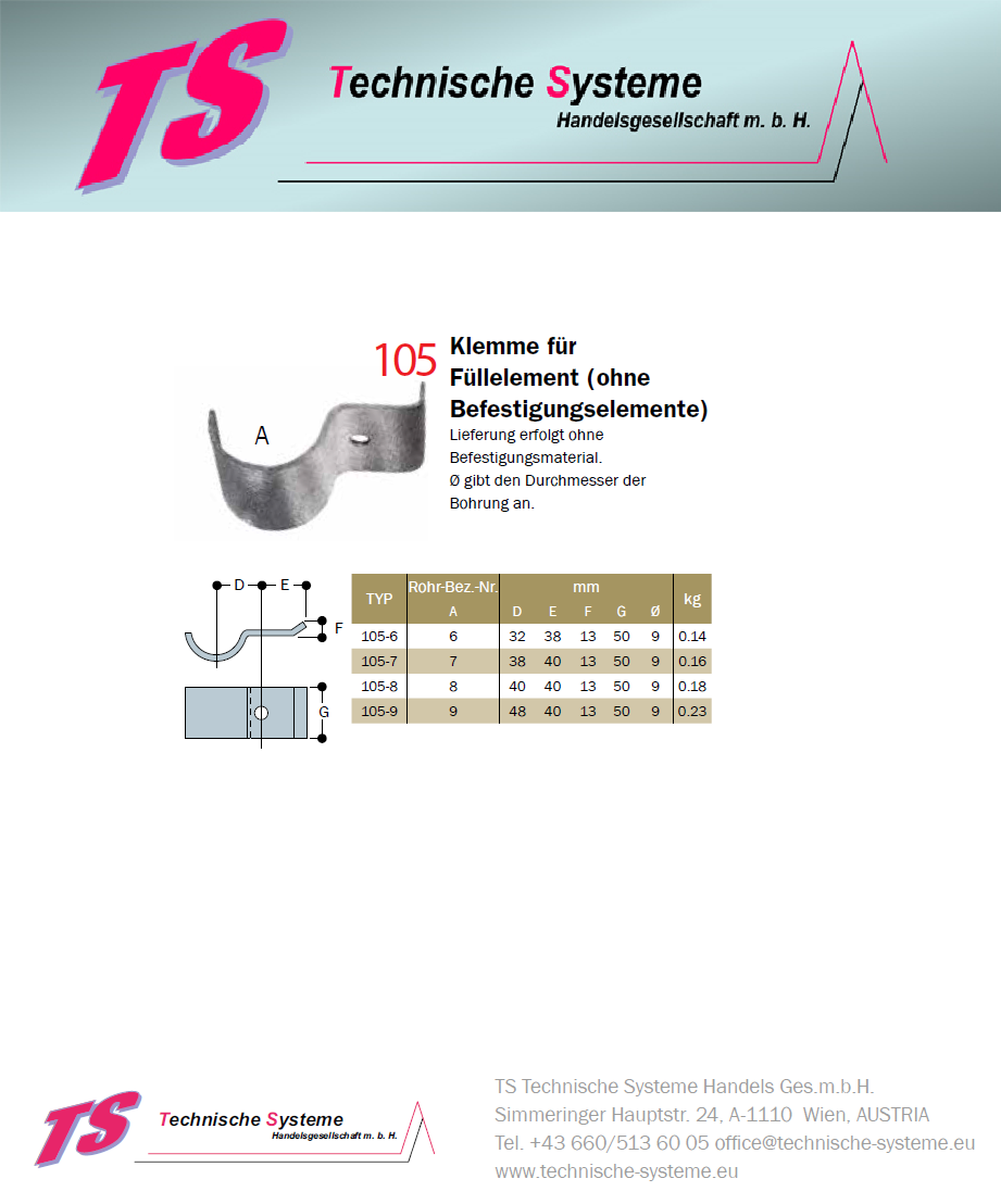 KK105-6 Kee Klamp Rohrverbinder Typ 105 Größe 6        Klemme verzinkt ID 33.7 mm