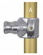 KL114-8  Kee Lite Rohrverbinder Typ 114 Größe 8      Verbinder für individuellen Winkel Aluminium 48,3mm