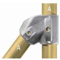 KL29-7  Kee Lite Rohrverbinder Typ 29 Größe 7         Verbinder 30°-60° aus Aluminium ID 42,4 mm