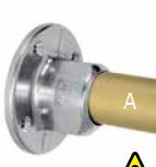 KL61-6  Kee Lite Rohrverbinder Typ 61 Größe 6        Wandverbinder aus Aluminium 33,7mm