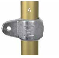 KLM50-6  Kee Lite Rohrverbinder Typ M50 Größe 6         Verbinder male aus Aluminium ID 33.7mm