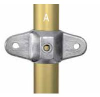 KLM51-6  Kee Lite Rohrverbinder Typ M51 Größe 6         Verbinder male aus Aluminium ID 33.7mm
