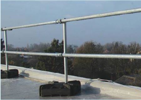KGUFS KEE GUARD FOLDSHIELD - freistehende Absturzsicherung klappbar /Auflast gehalten  FORDERN SIE IHR ANGEBOT AN!