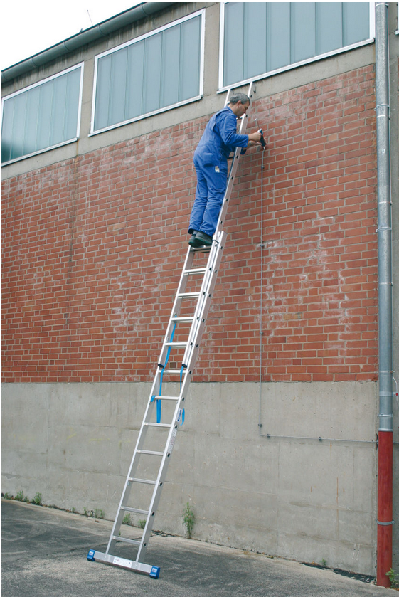 Leiter ZK-K021-2-9 Sprossen Mehrzweck-Leiter 2x9-2x12 Sprossen/Arbeitshöhe bis 6,85m