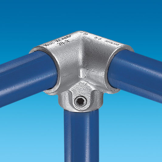 KK20-4 Kee Klamp Rohrverbinder Typ 20 Größe 4        Eckabschluss 90° verz. ID 21.3mm