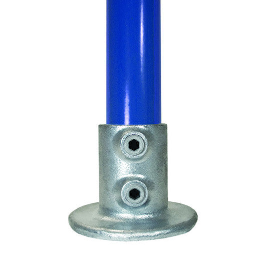 KK262-8 Kee Klamp Rohrverbinder Typ 262 Größe 8        Runder Bodenflansch verz. ID 48.3 mm